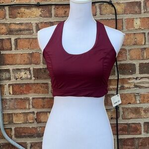 FP Movement by Free People Maroon Sports Bra